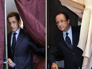 Николя Саркози и Франсуа Олланд