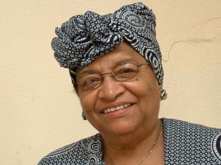 Президент Либерии Элен Джонсон-Серлиф